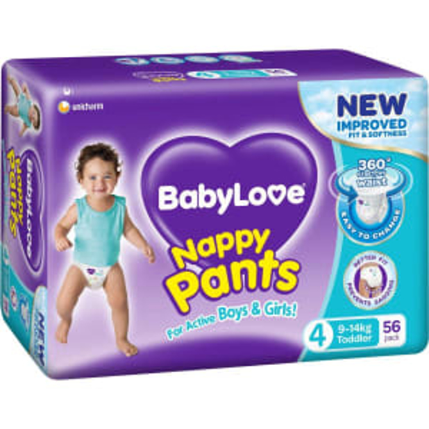 BabyLove Nappy Pants Toddler 56 Pack